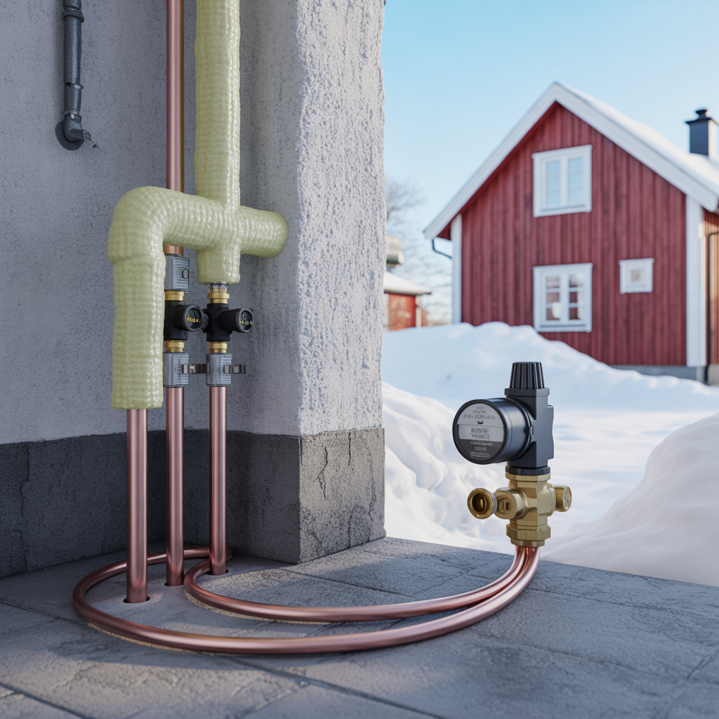 frysrisk i vattenledningar checklista for vintersakring