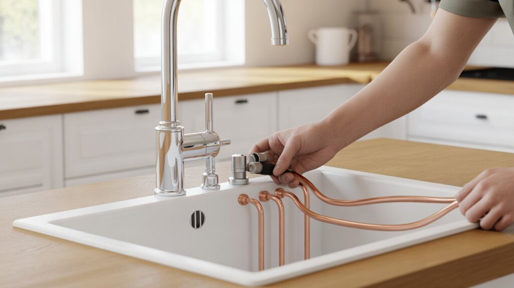 Installera eller Byta Blandare Köksblandare