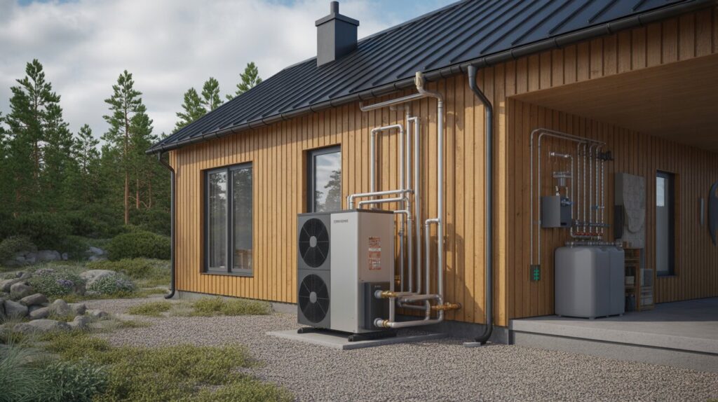 Installera eller byta Vattenpump Värmepump