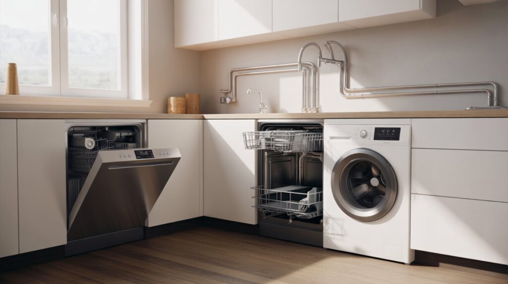 Installera eller byta diskmaskin, tvättmaskin & vitvaror