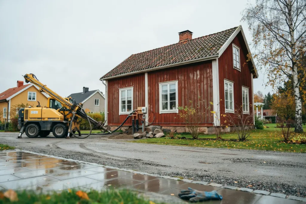 brunnsborrning och bergv rme i villa s fungerar installationen och n r investeringen l nar sig