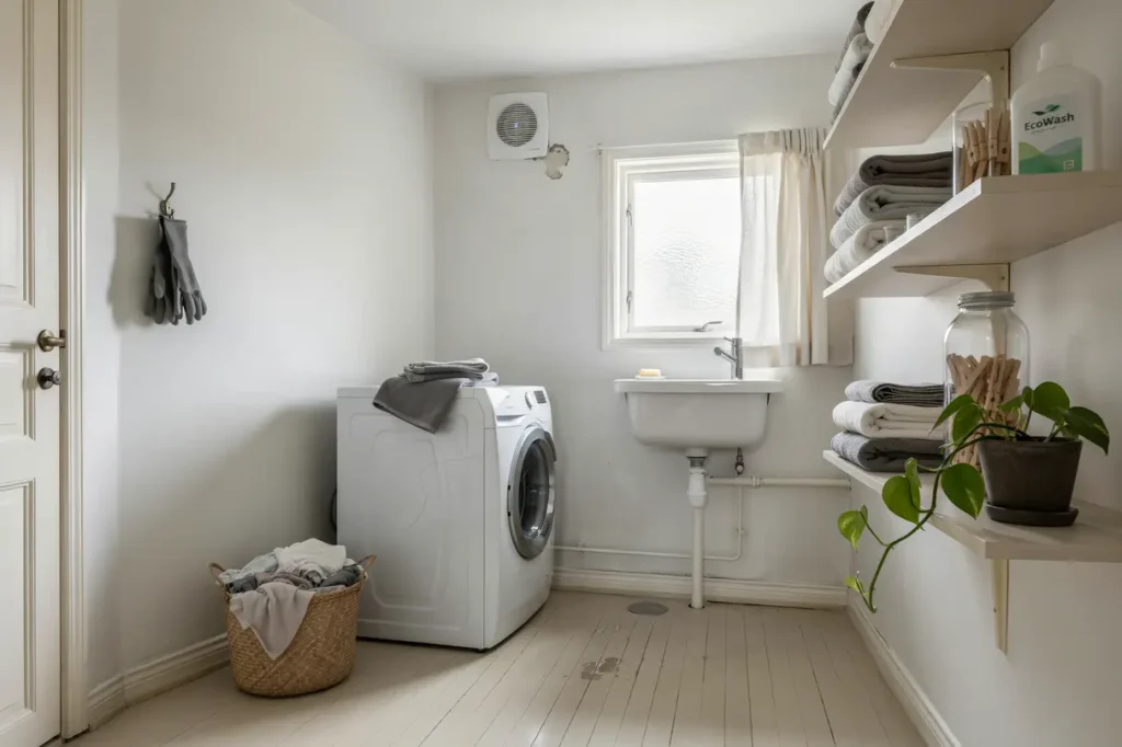 renovering av tv ttstuga och installation av ny fr nluftsfl kt